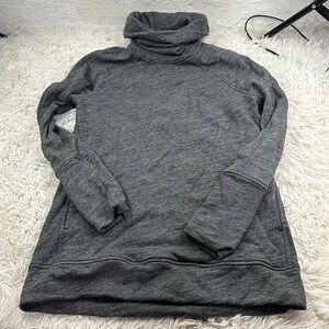 Lululemon To You Tunic Heathered Core Dark Grey